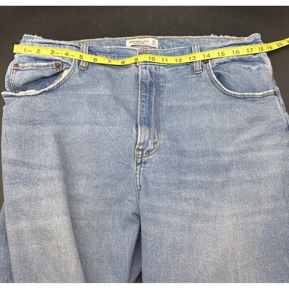 Abercrombie & Fitch Women’s Ankle Straight Ultra High Rise Jeans Size 34 / 18L - Picture 9 of 11